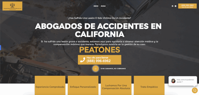 Exclusive Offer: Lease or Own AbogadoDeAccidentesEnCalifornia.com