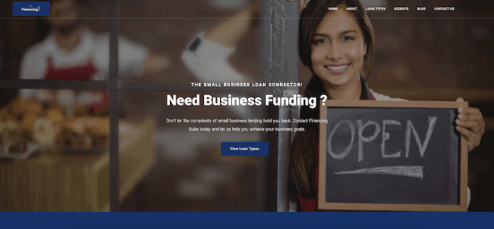 Financing Suite – Your Turnkey Business Loans Website